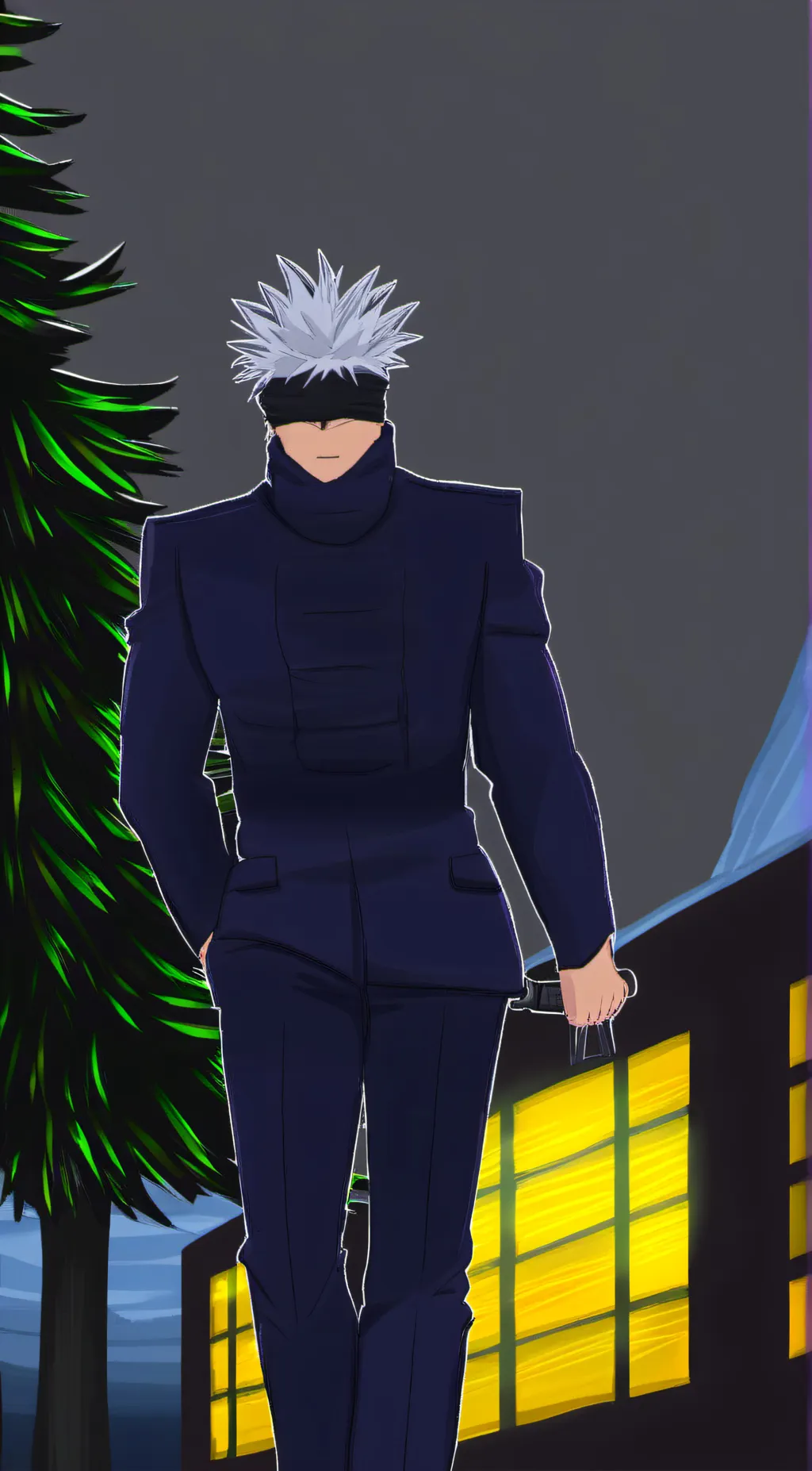 ai character: Saturo gojo background