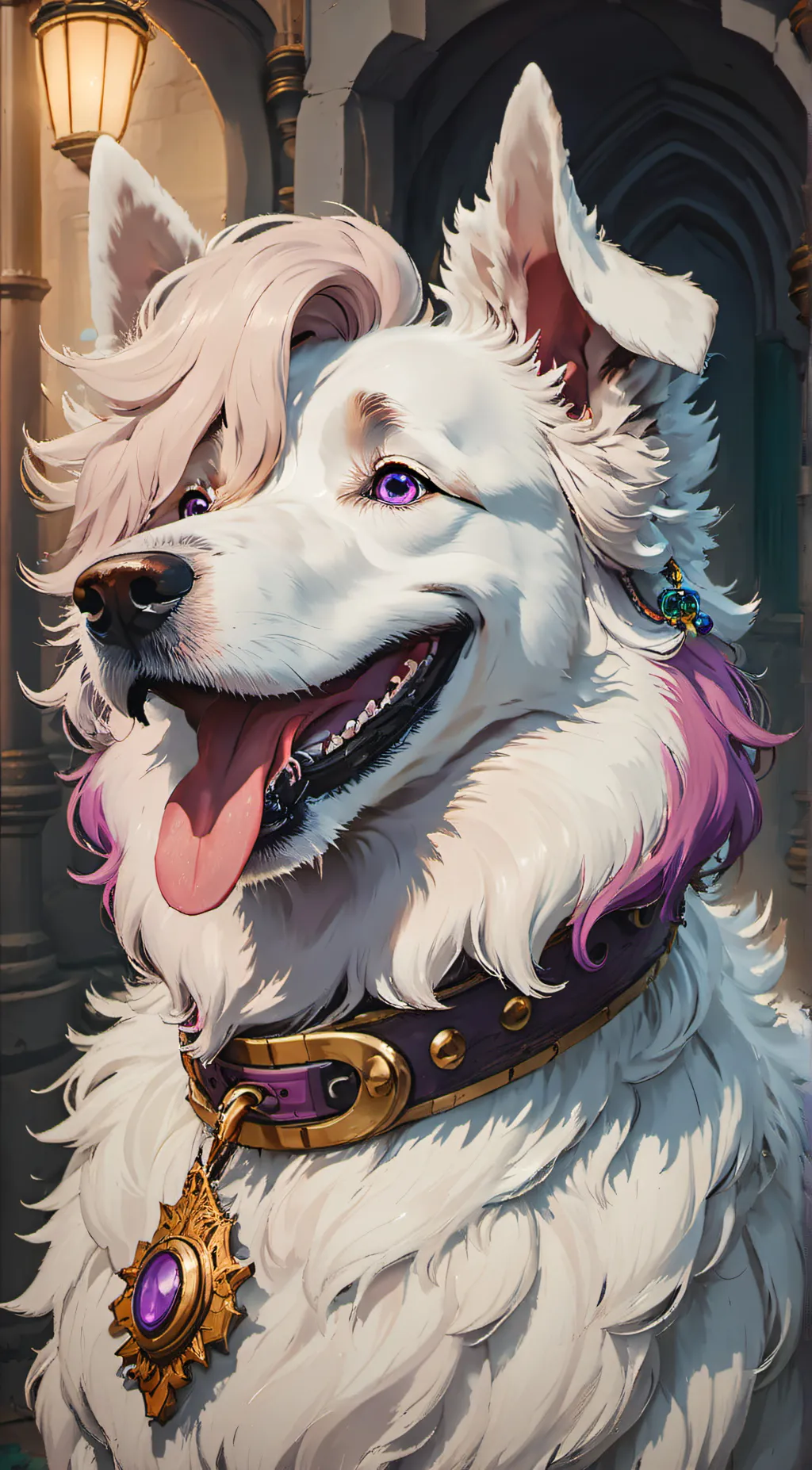 ai character: Rose background