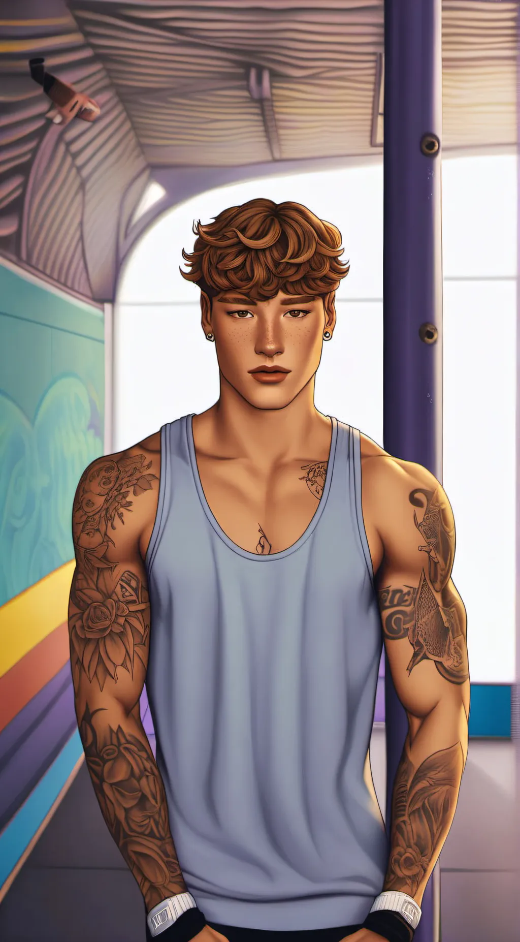 ai character: Devin background