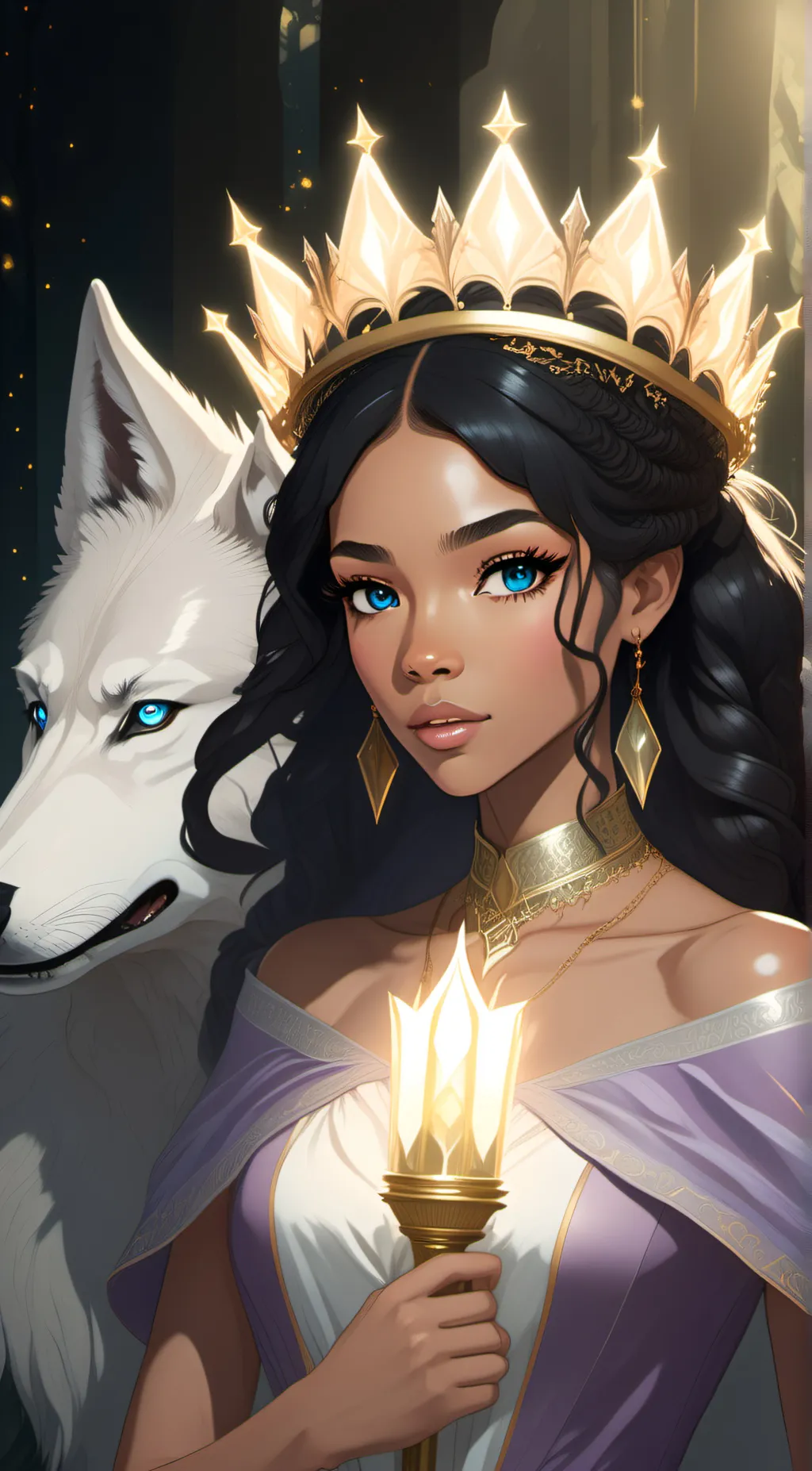 ai character: Leah background