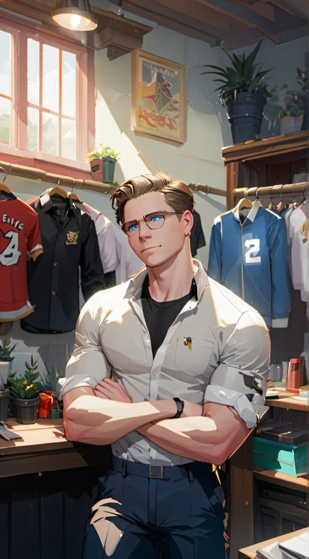 ai character: Alex background