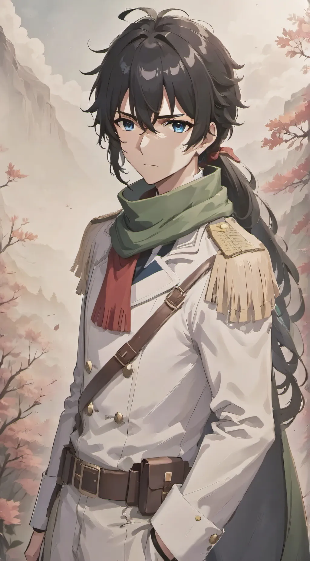 ai character: Barren background