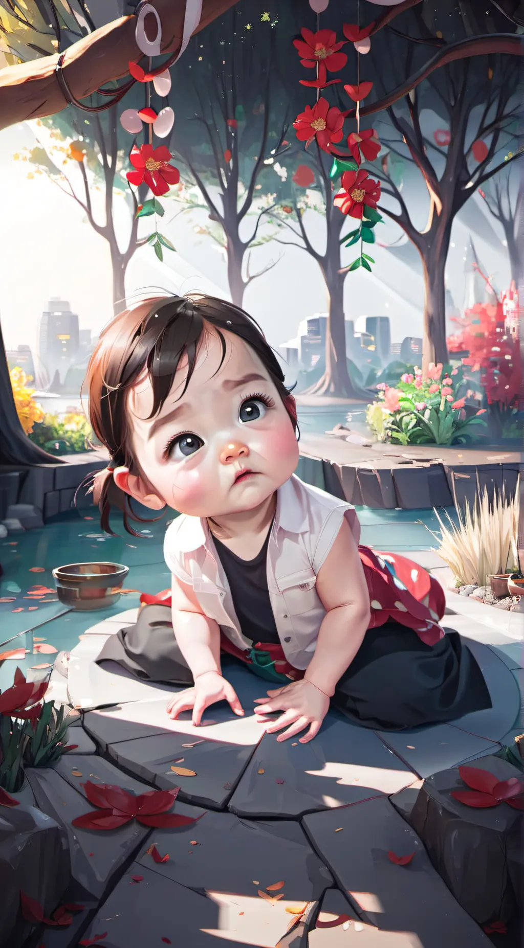 ai character: chinchilla background