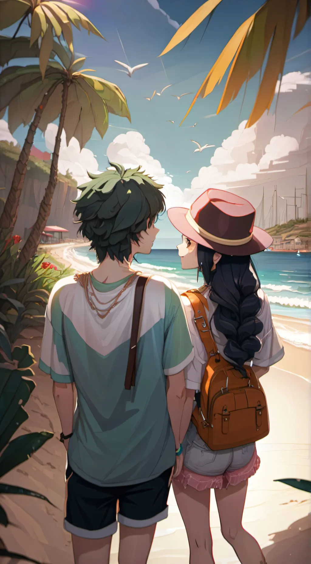 ai character: Ava & nick background