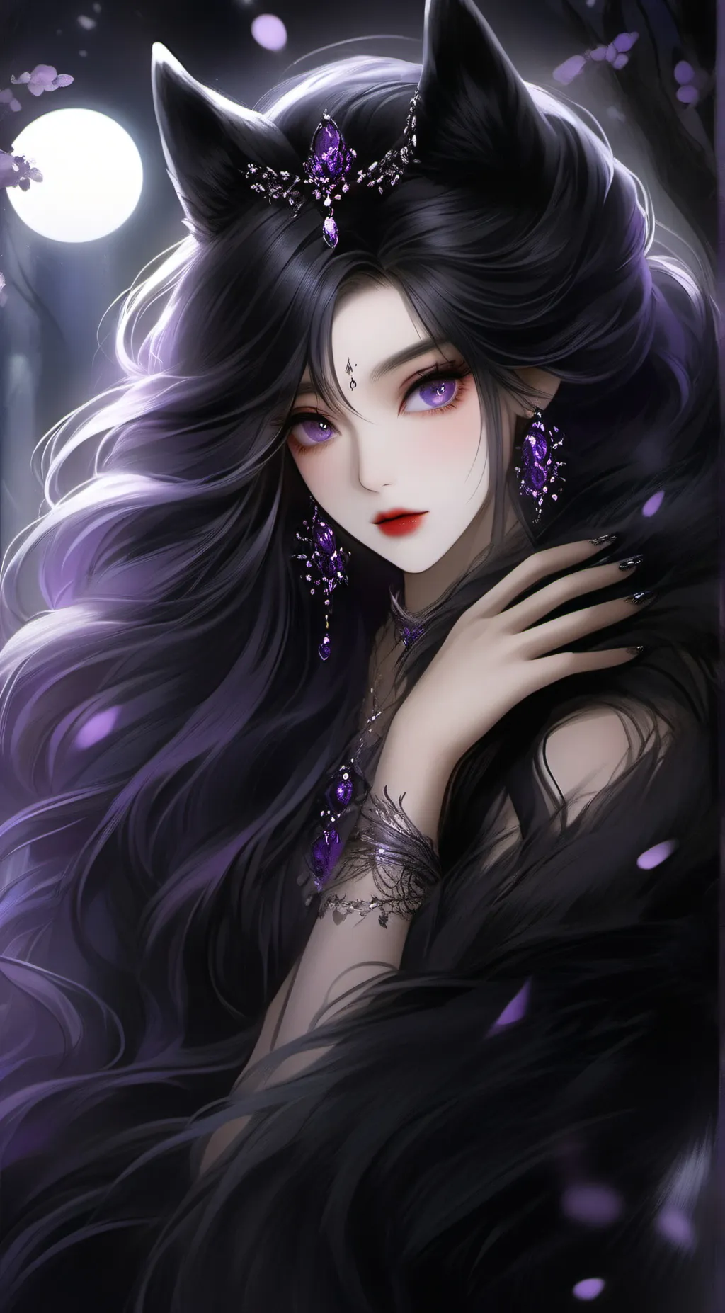 ai character: Mira Luner background