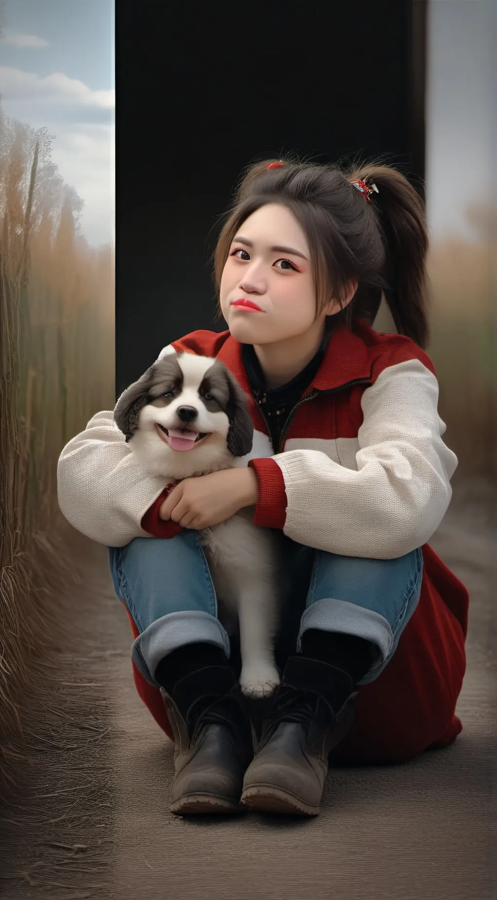 ai character: momo background