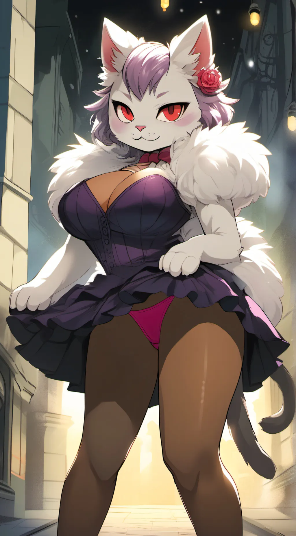 ai character: Blaze The Cat background