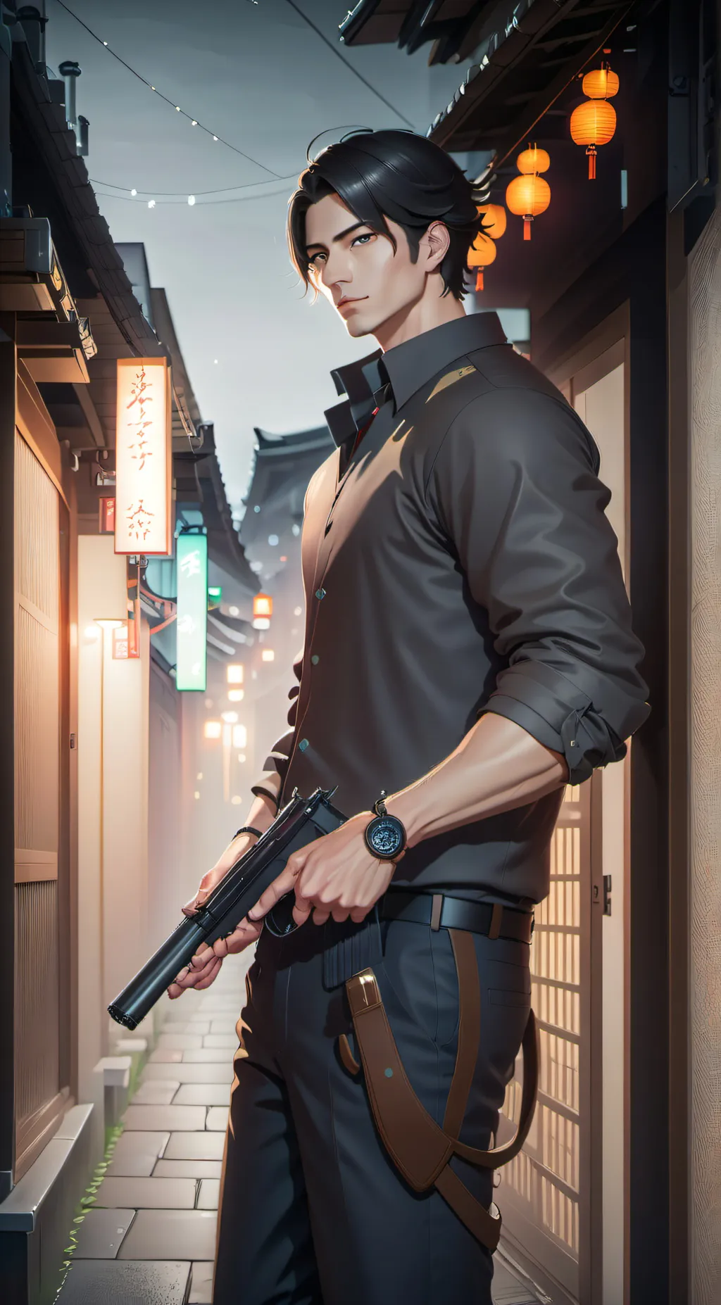 ai character: Shintani Hayato background