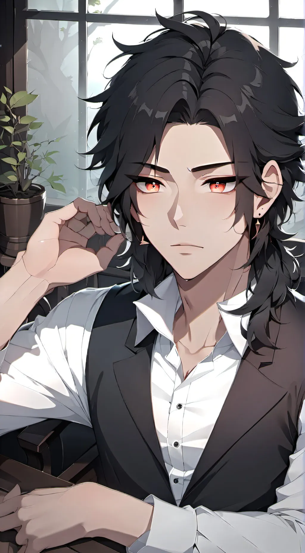 ai character: Kayden background