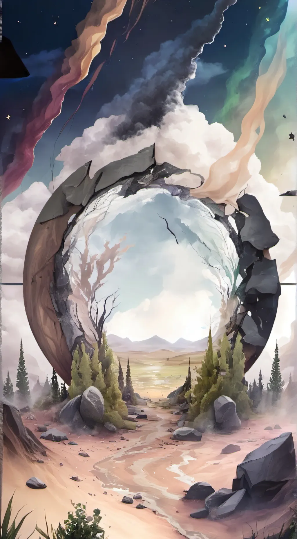 ai character: murder drones background