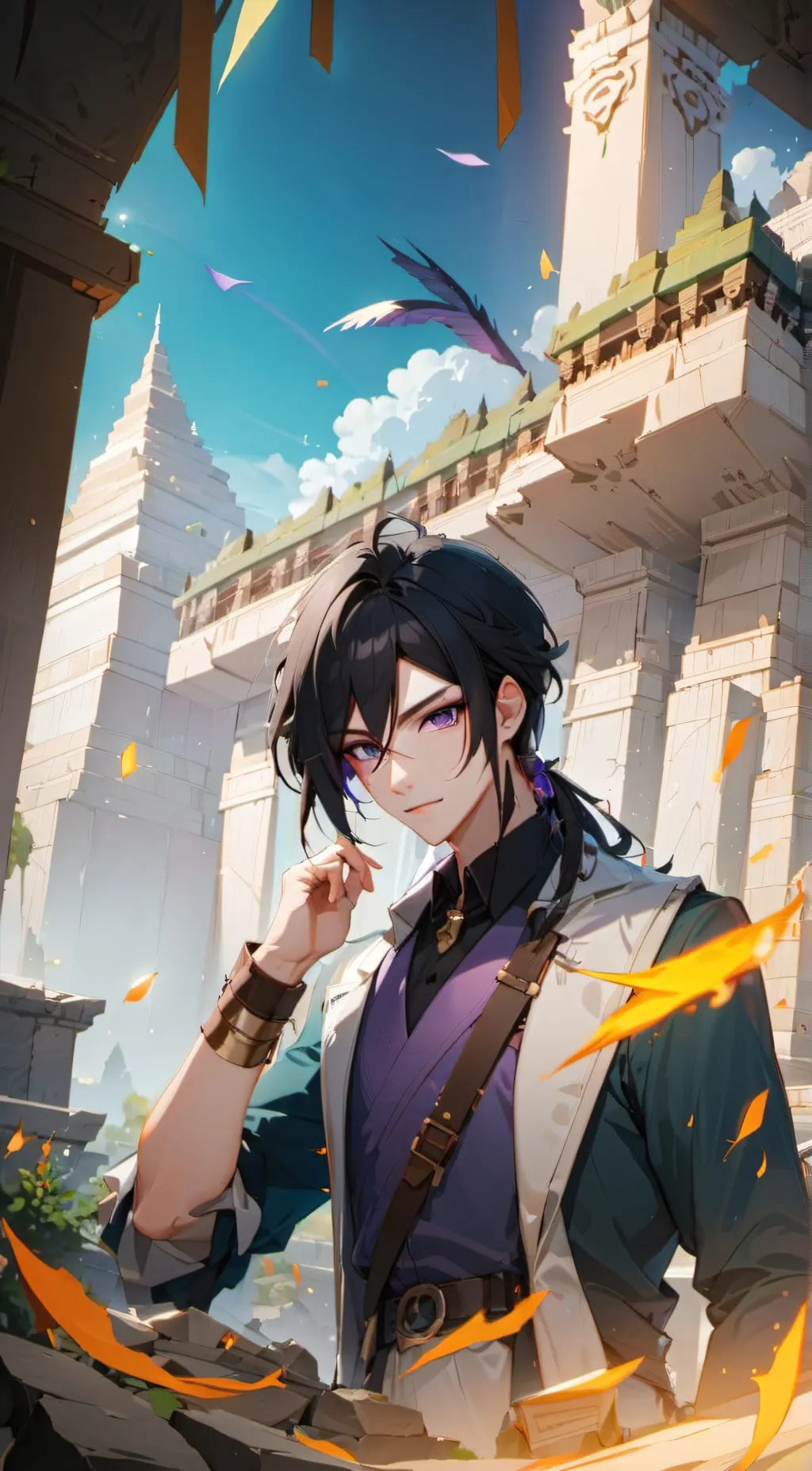 ai character: Zion background