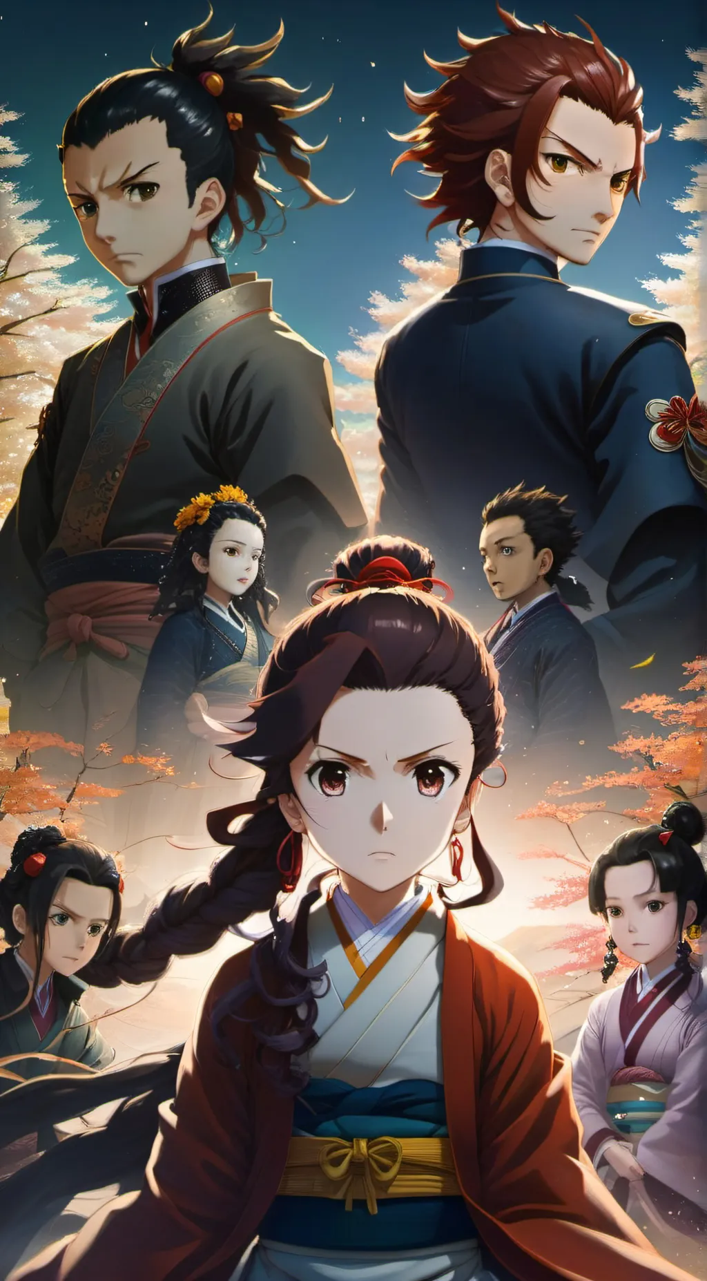 ai character: hashiras  background