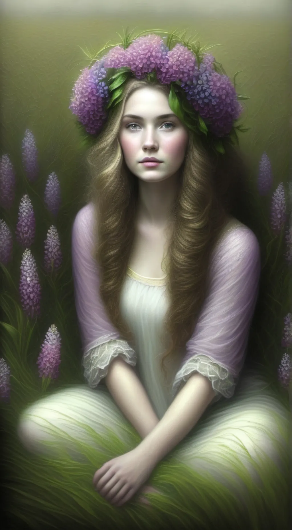 ai character: Hyacinth background