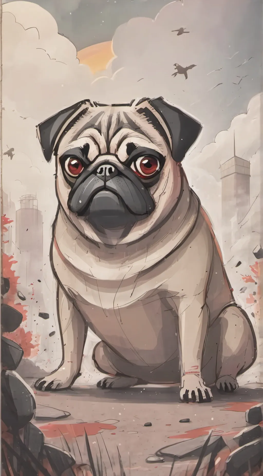 Talkie AI - Chat with very mean pug