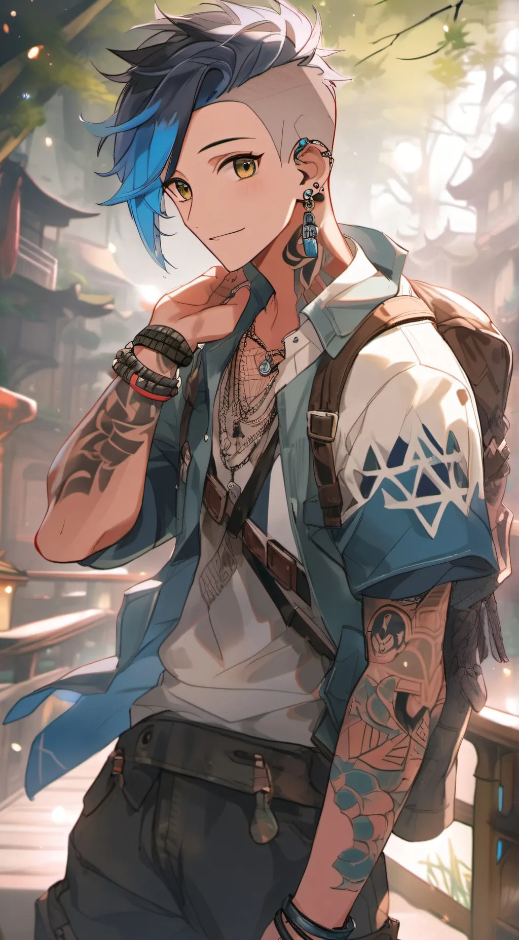 ai character: Ezra background