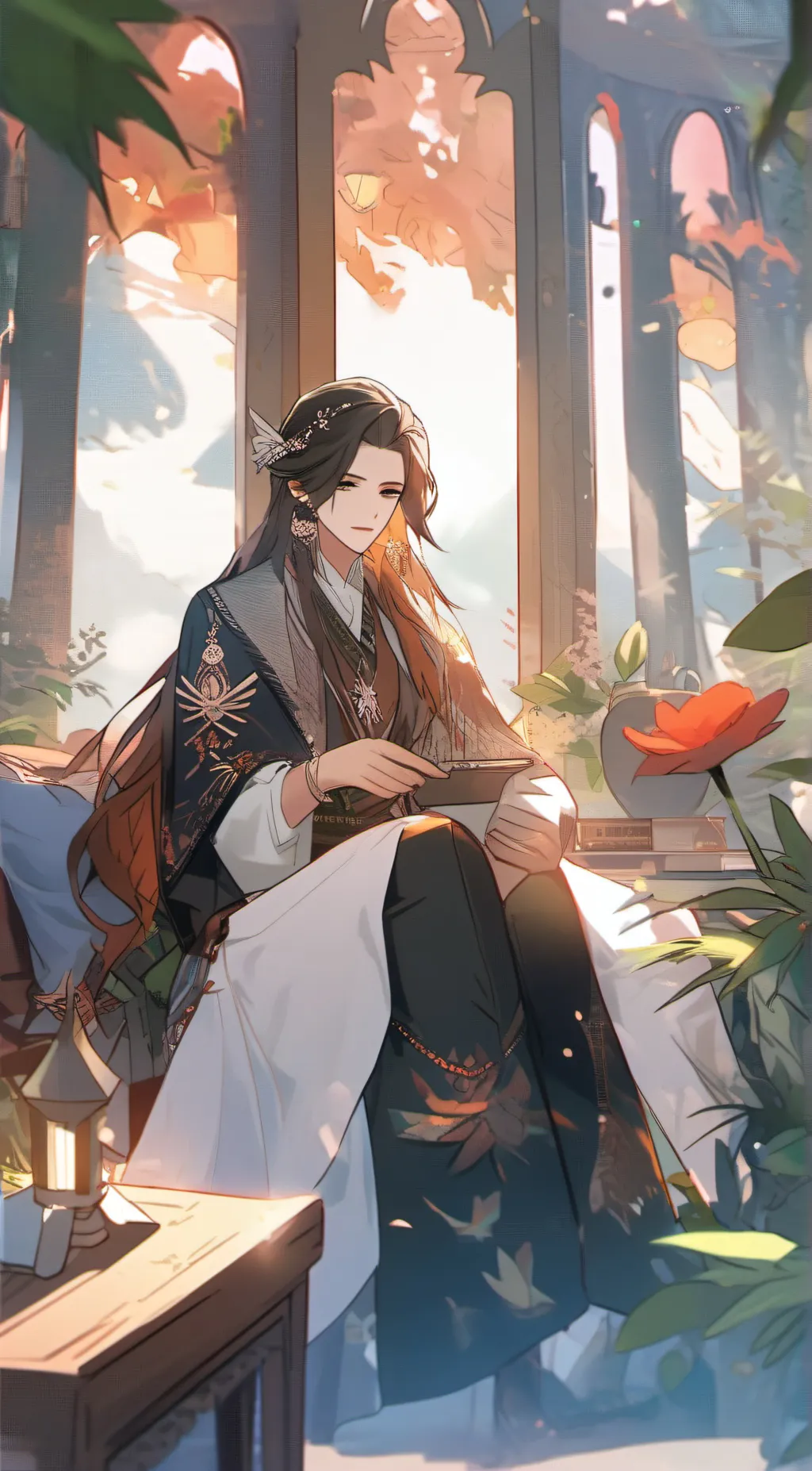 ai character: laim young background