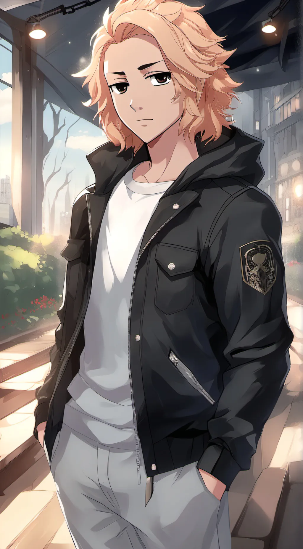 ai character: Mikey Sano background