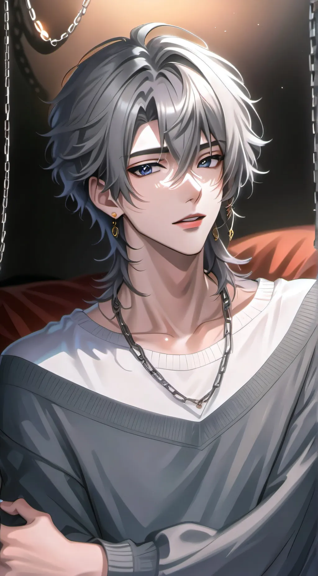 ai character: 🖤Brad🖤 background