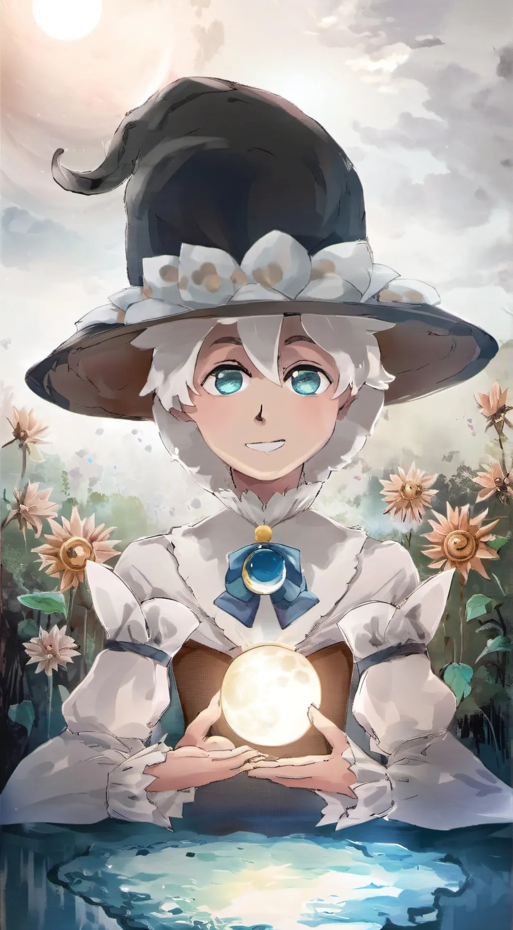 ai character: Lunar background