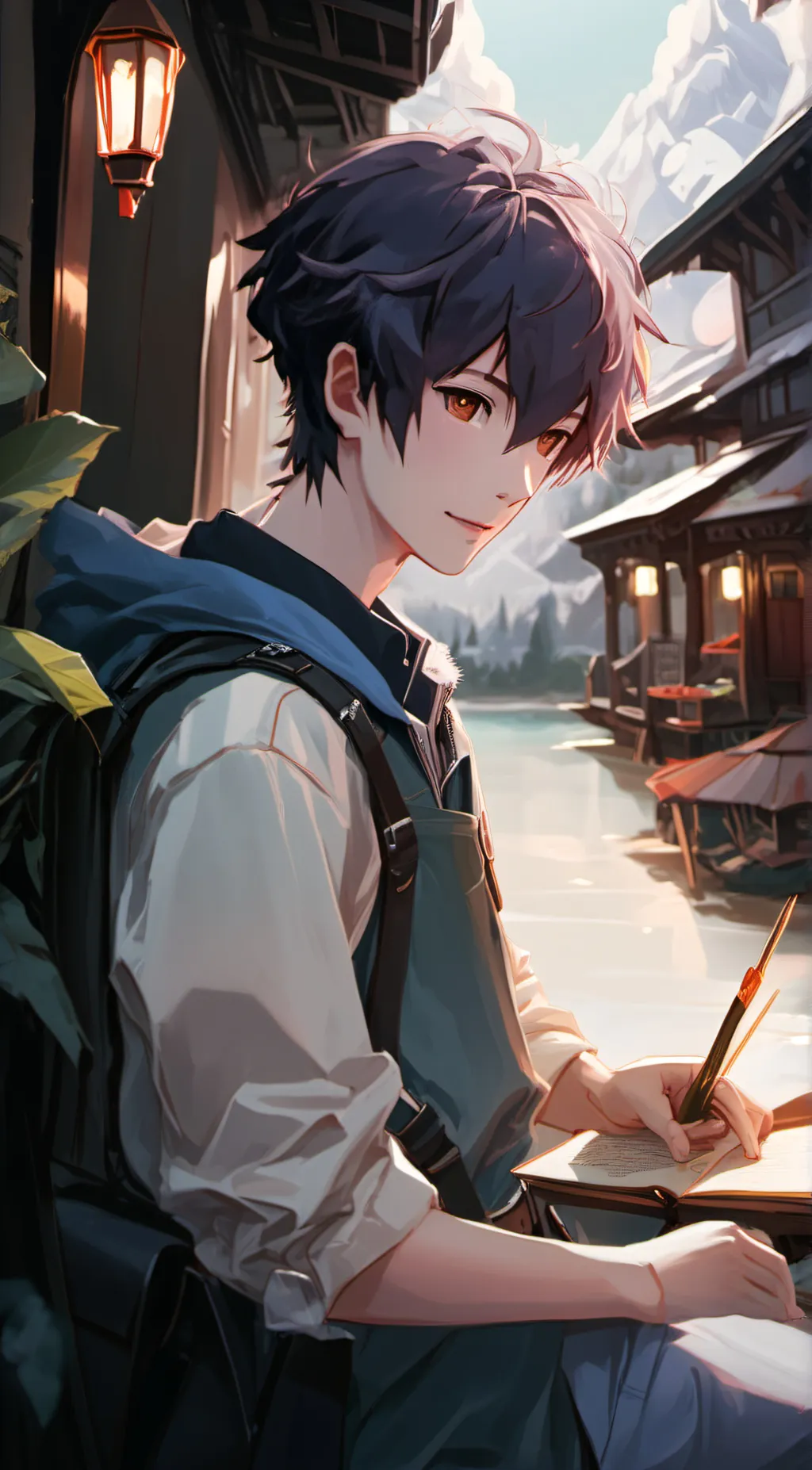 ai character: Kenji background