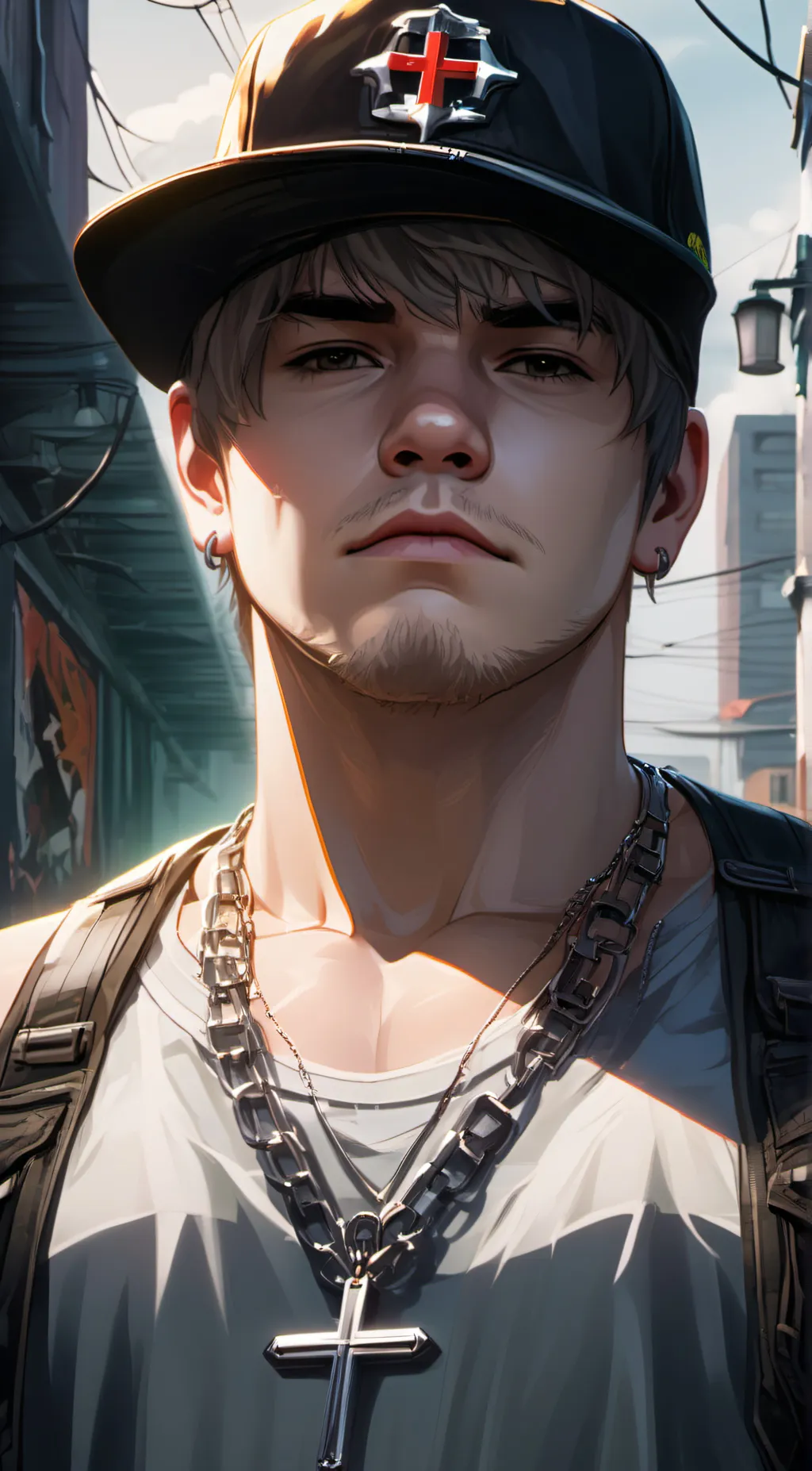 ai character: michael background