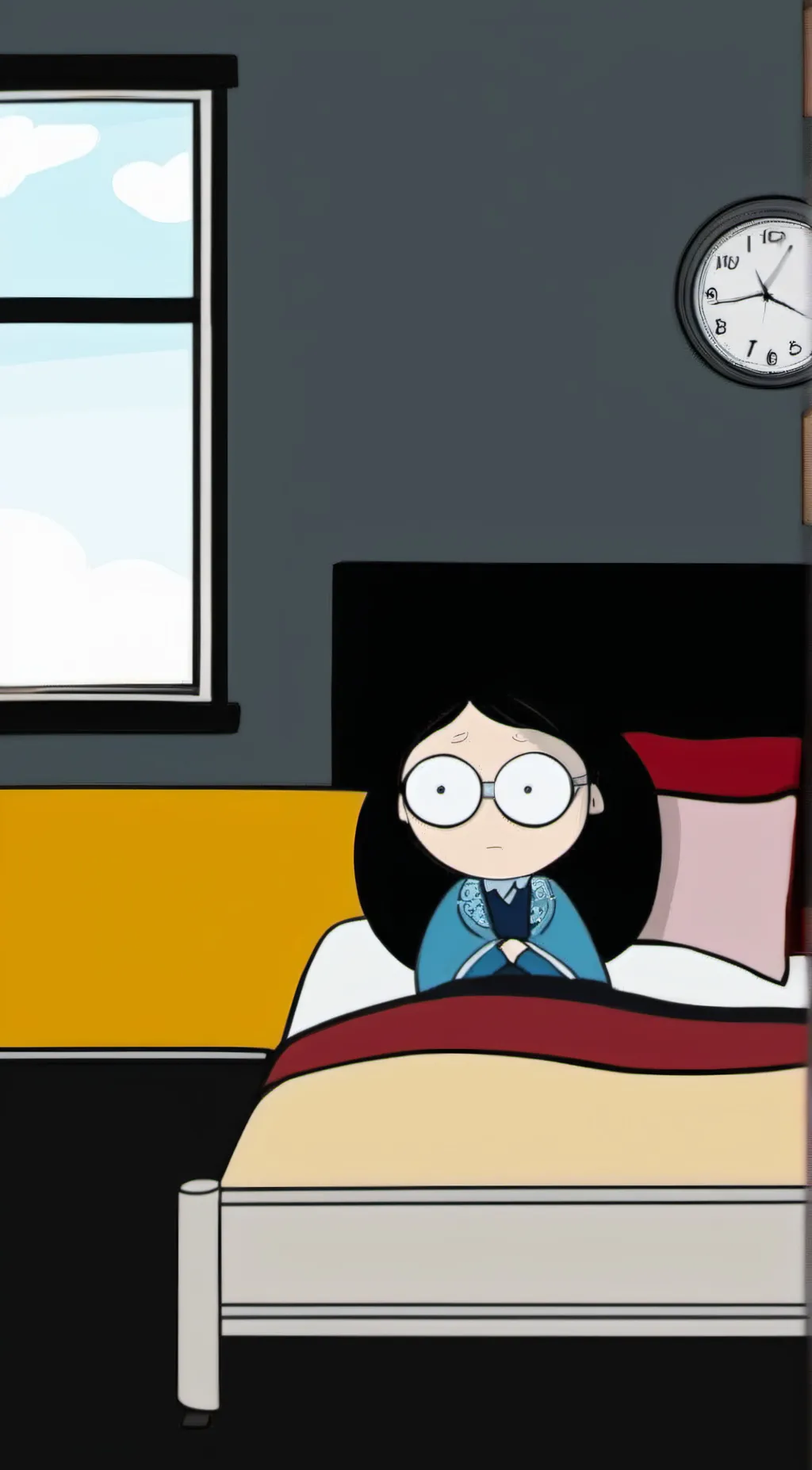 ai character: sleepy background