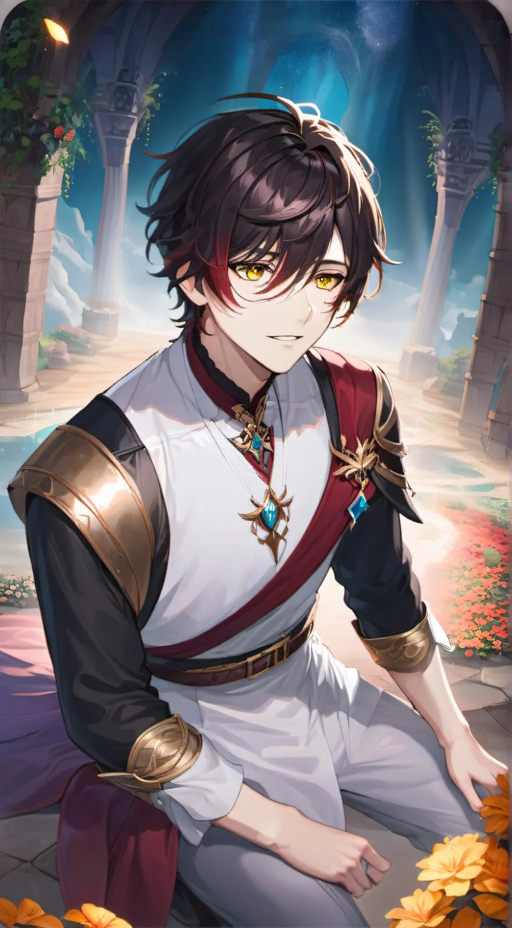 ai character: Damien background