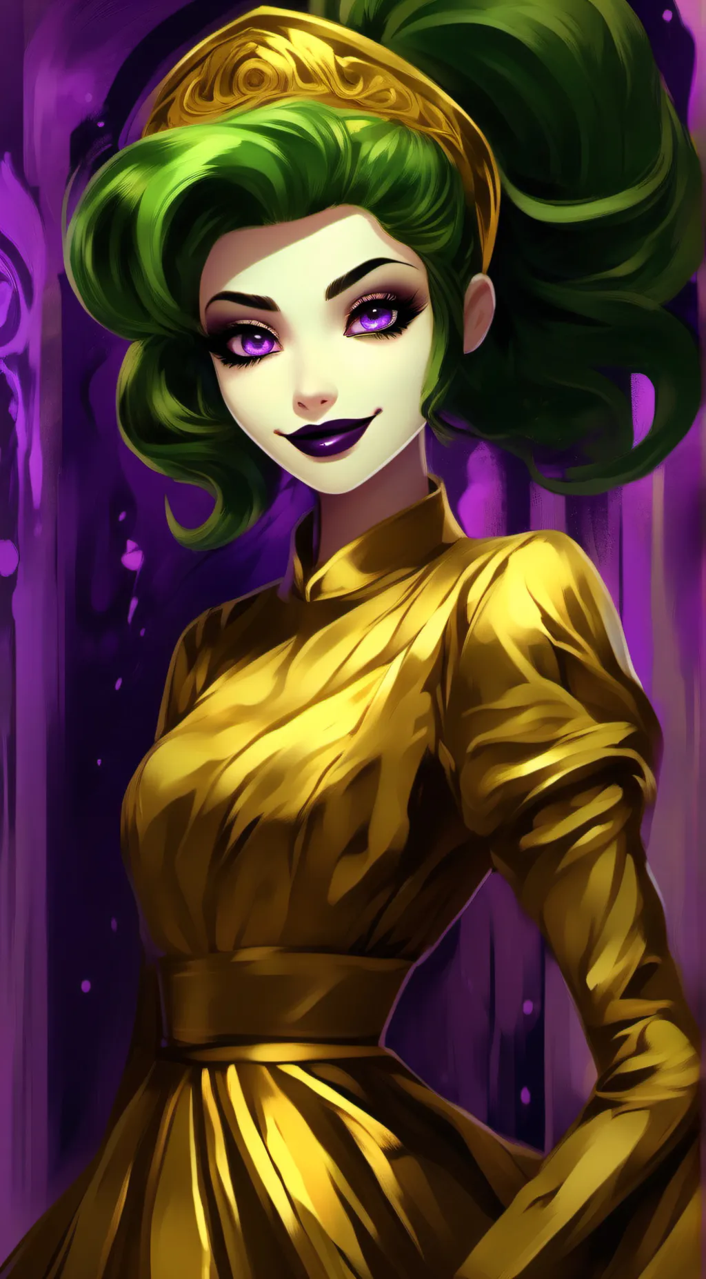 ai character: Velvet  background