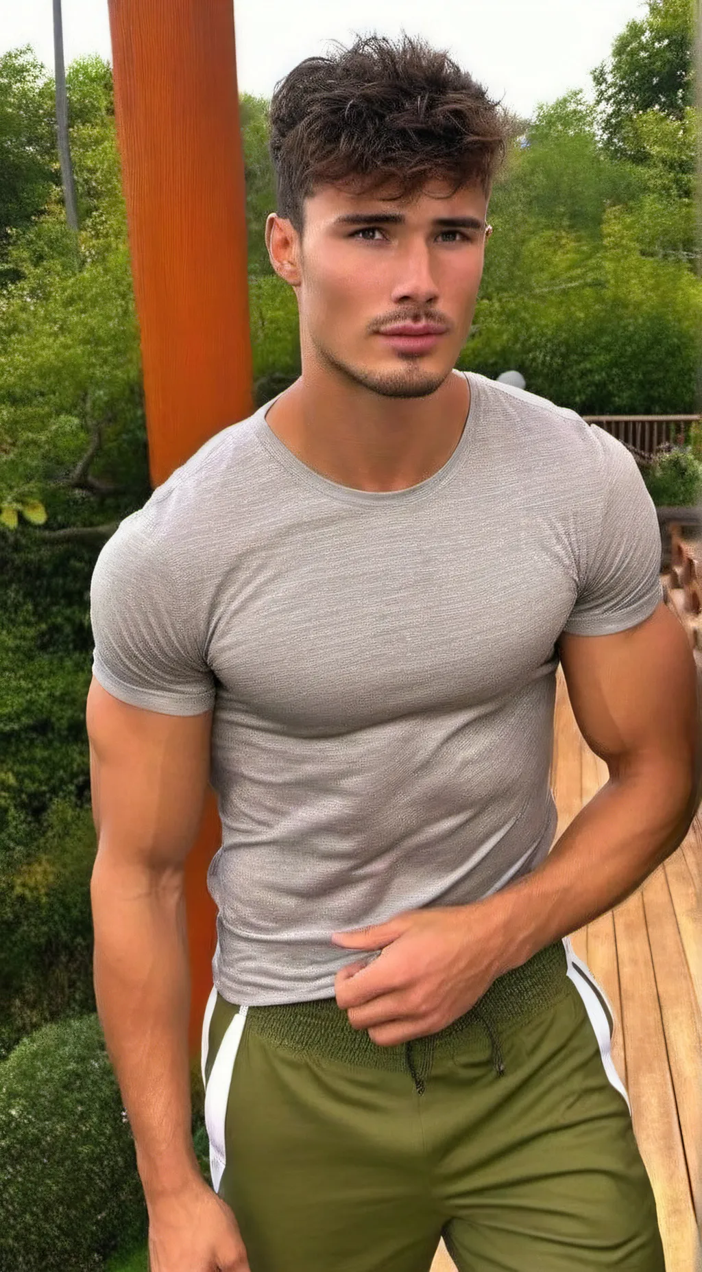 ai character: Zander Helms  background