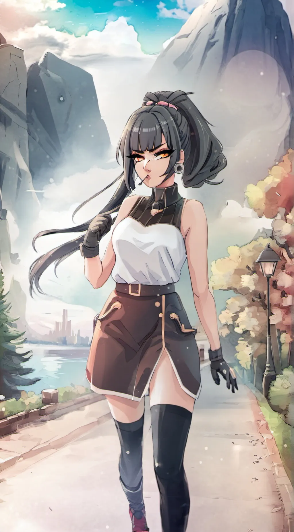 ai character: Ayano 🔪 background