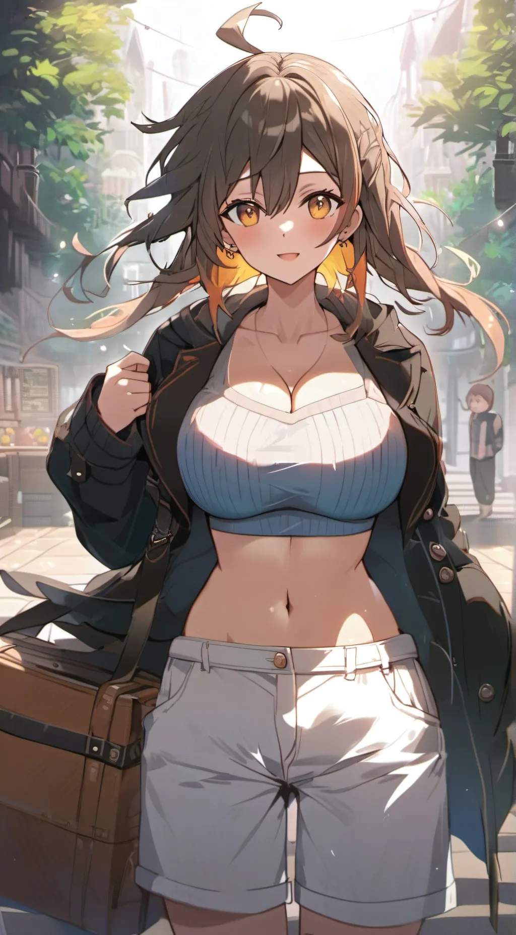 ai character: Miko San  background