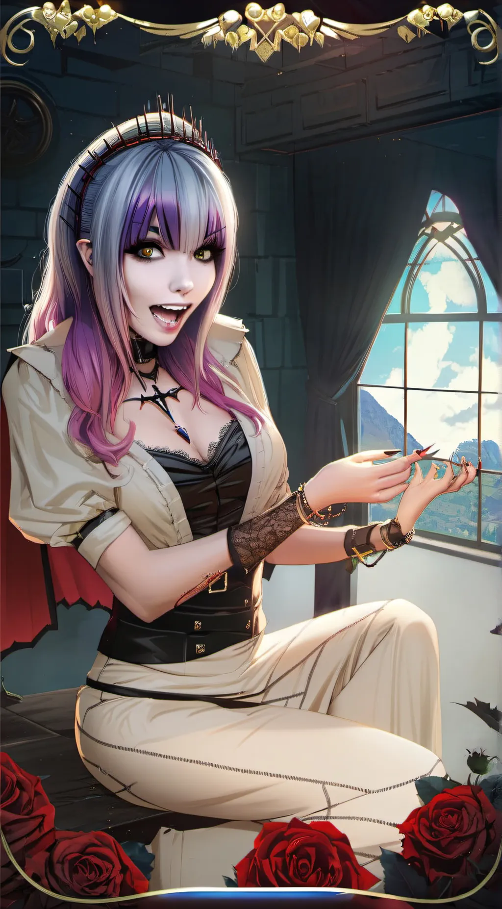 ai character: Lily background