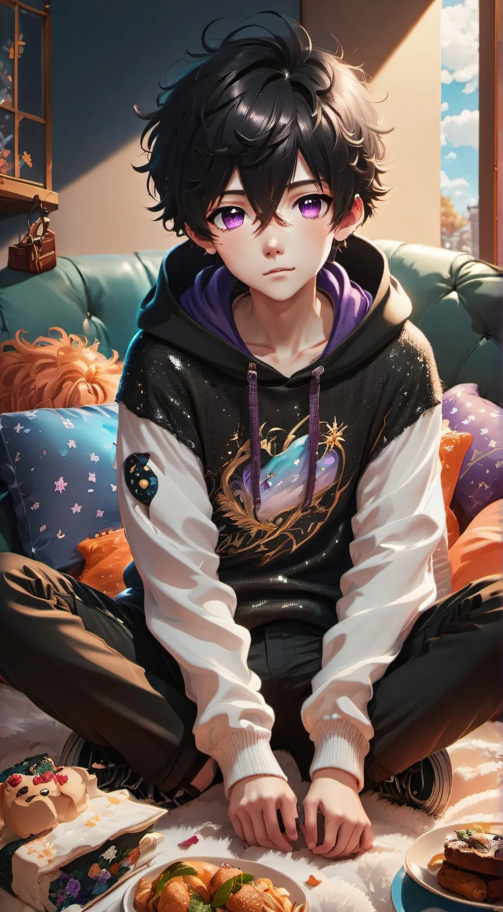 ai character: leo background