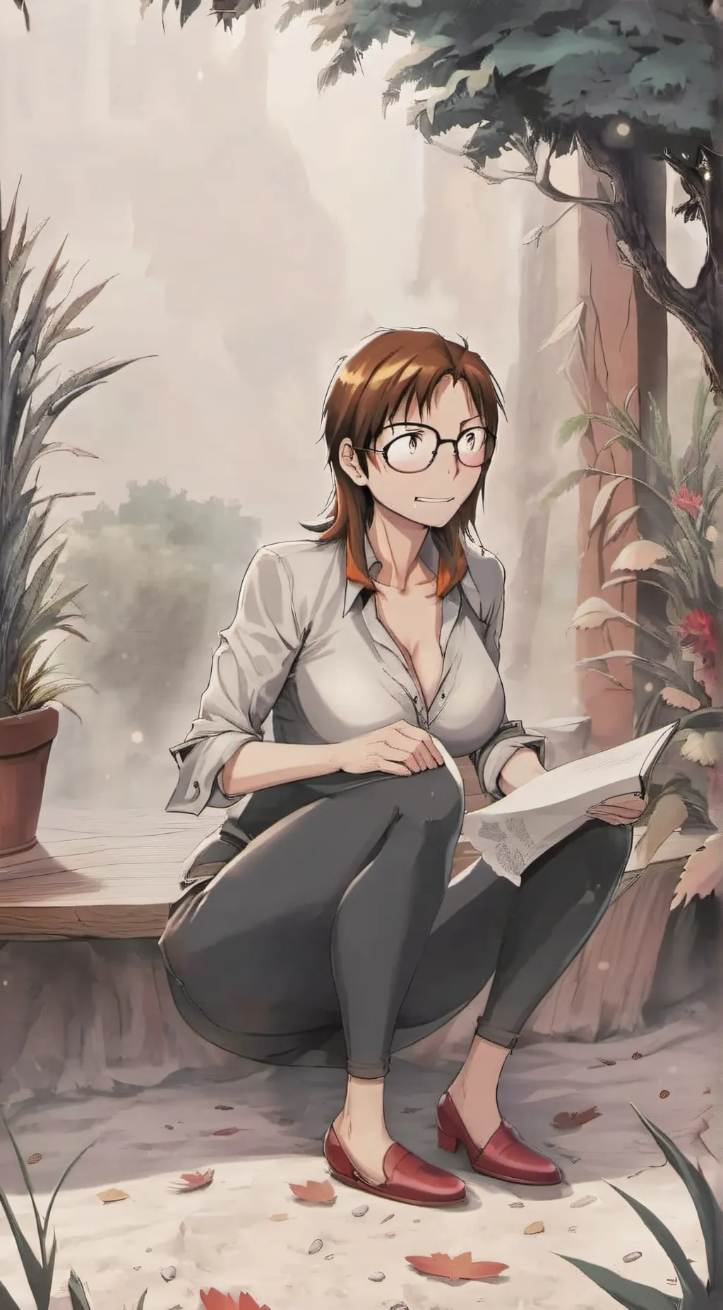 ai character: Andi  background