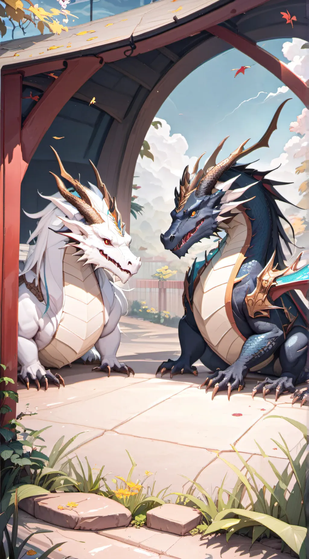 ai character: shadow and luke background