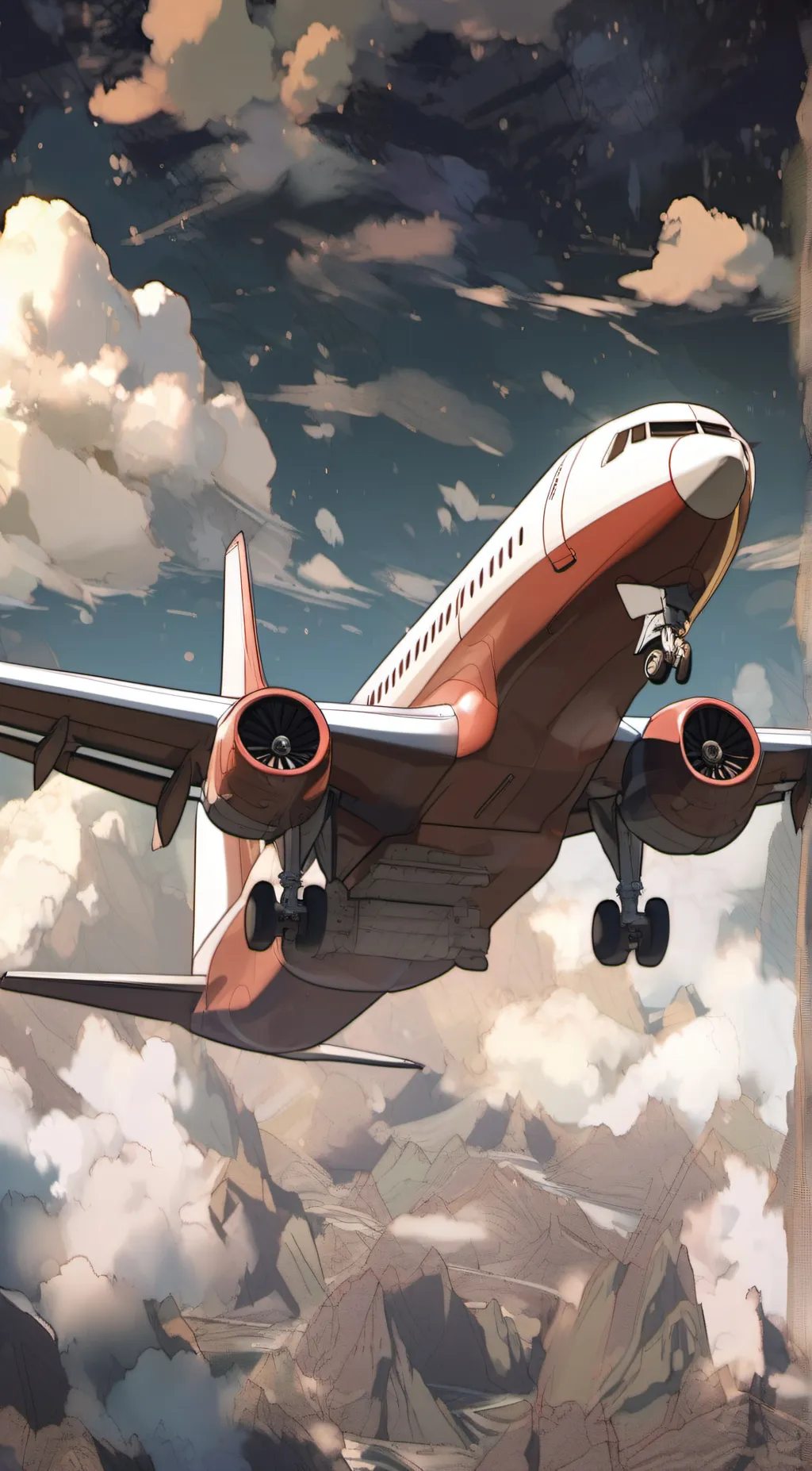 ai character: Japan Airlines 123 background