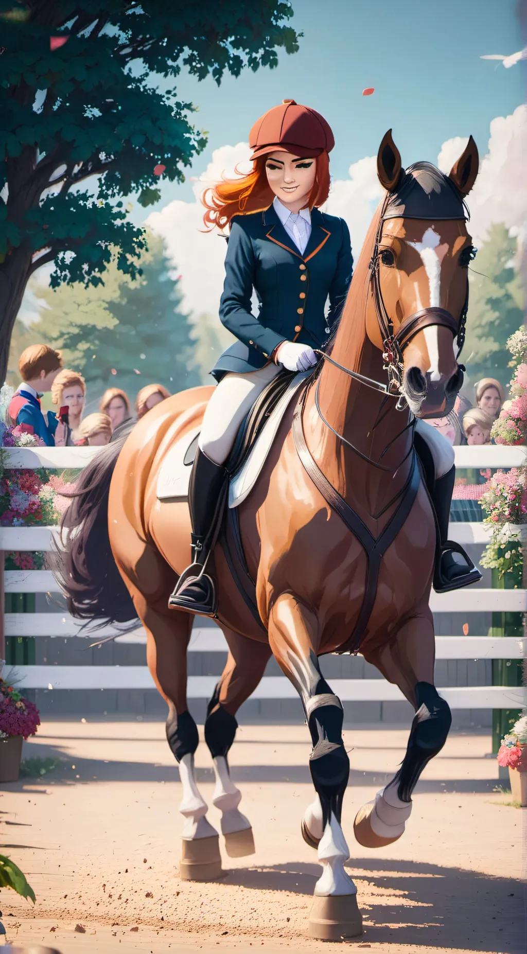 ai character: cinder background