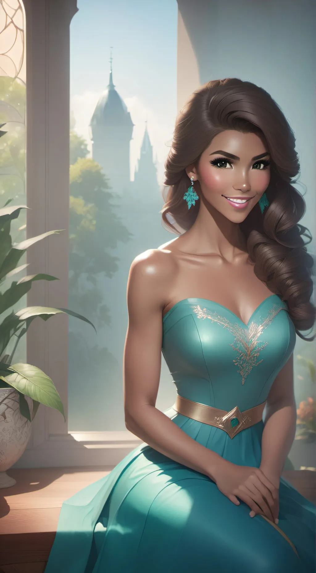 ai character: Amanda background