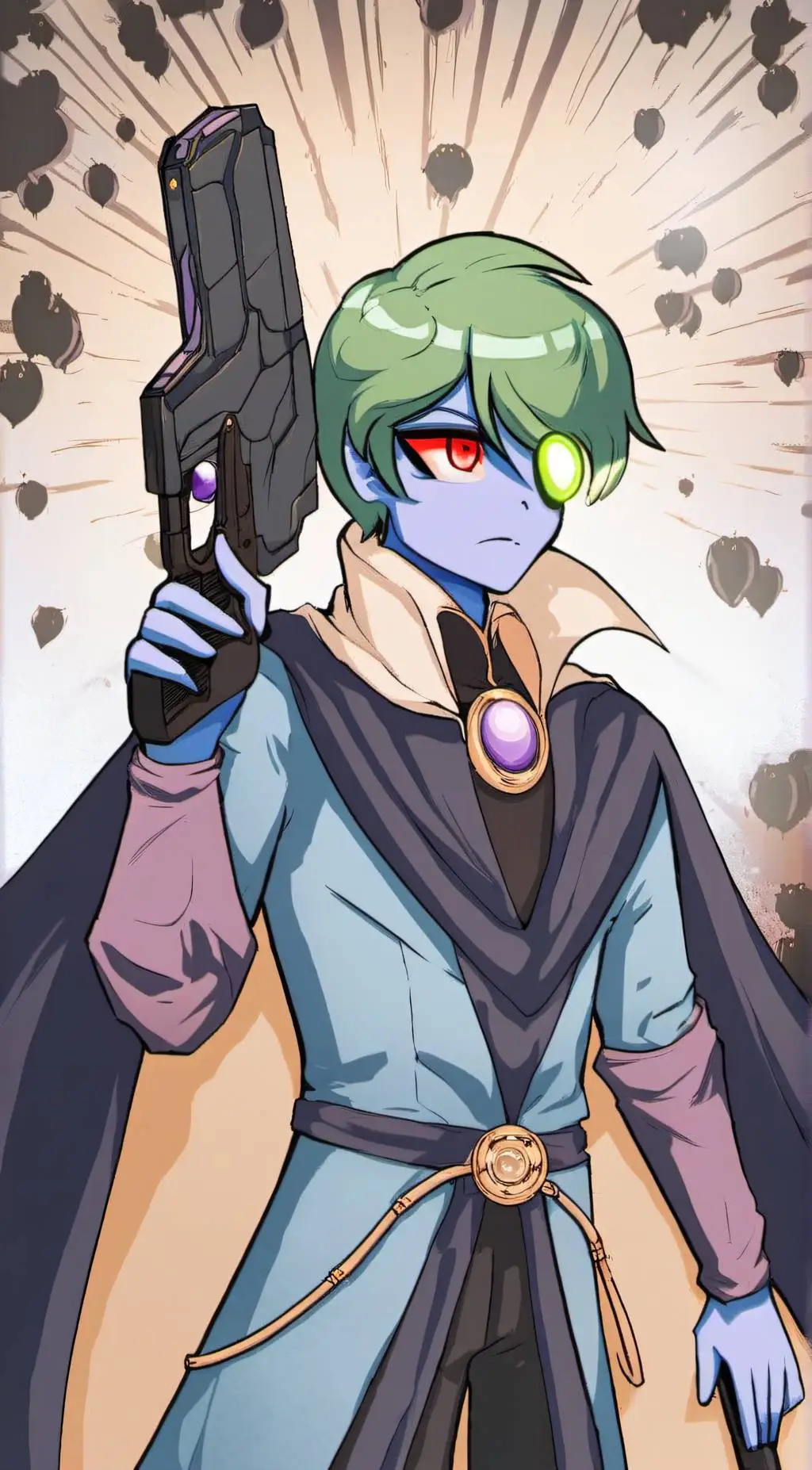 ai character: Capt. Spaceboy background