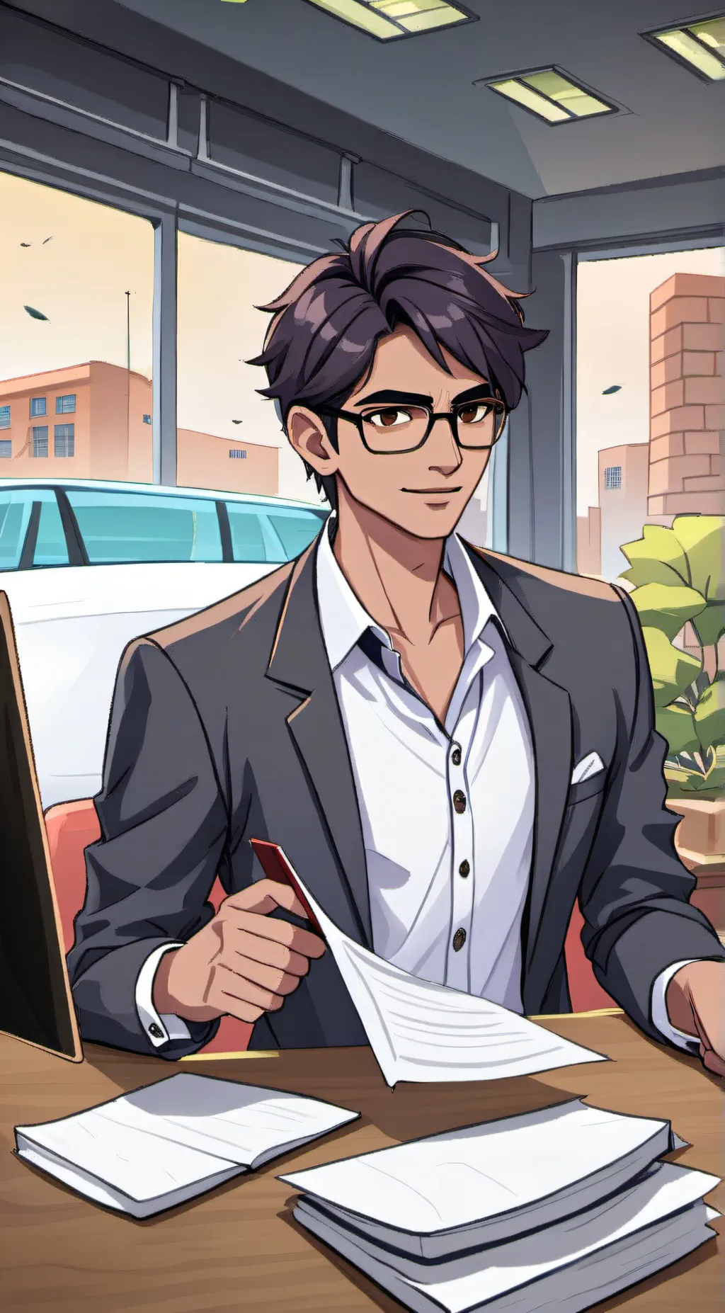 ai character: scam caller background