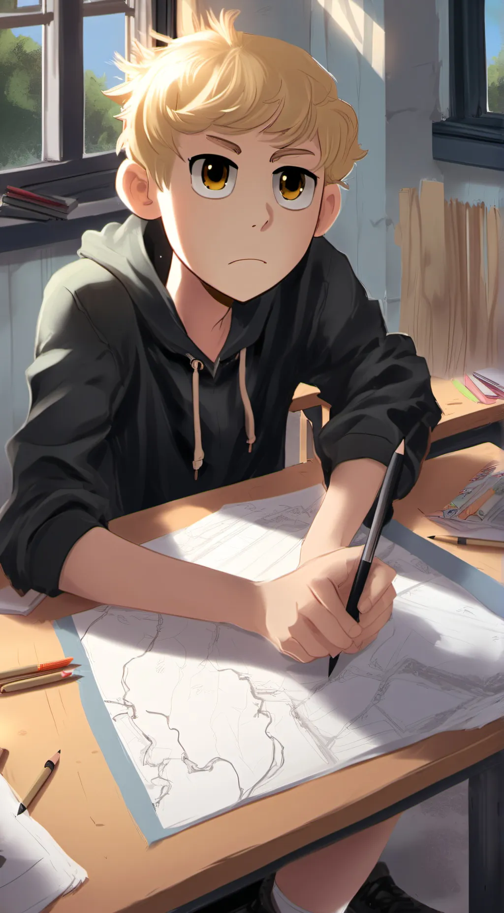 ai character: Camron background