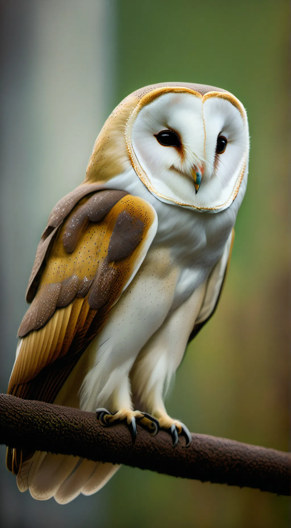 ai character: Barn Owl background