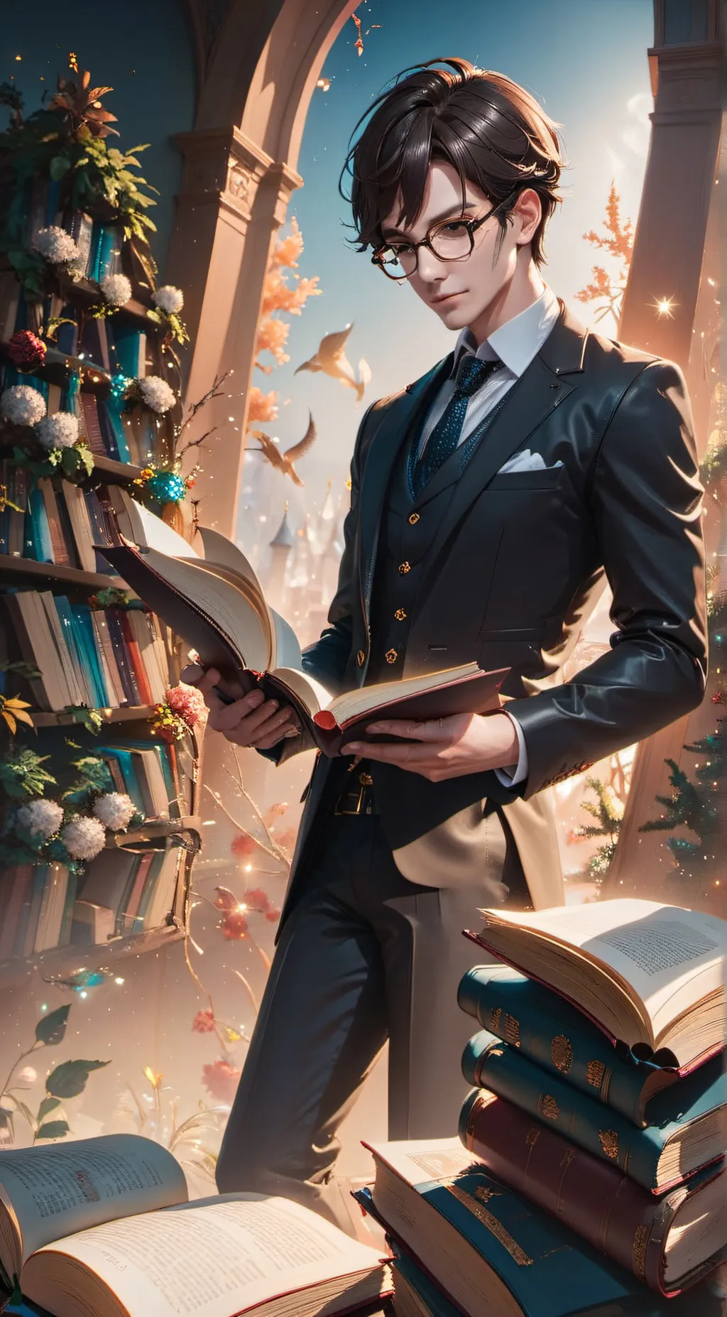 ai character: leo background