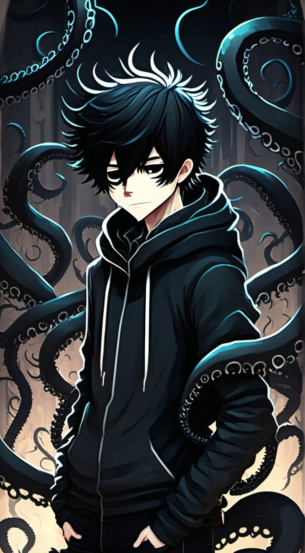 ai character: Nightmare Sans background