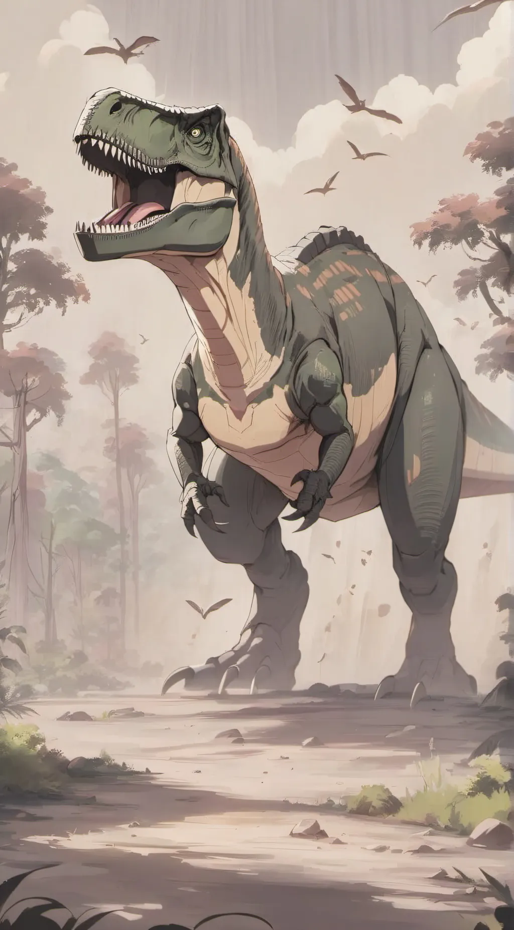 ai character: Dav background