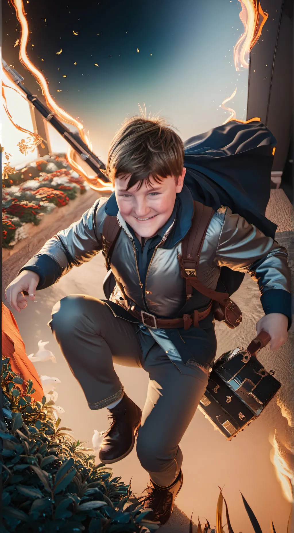 ai character: blaze background