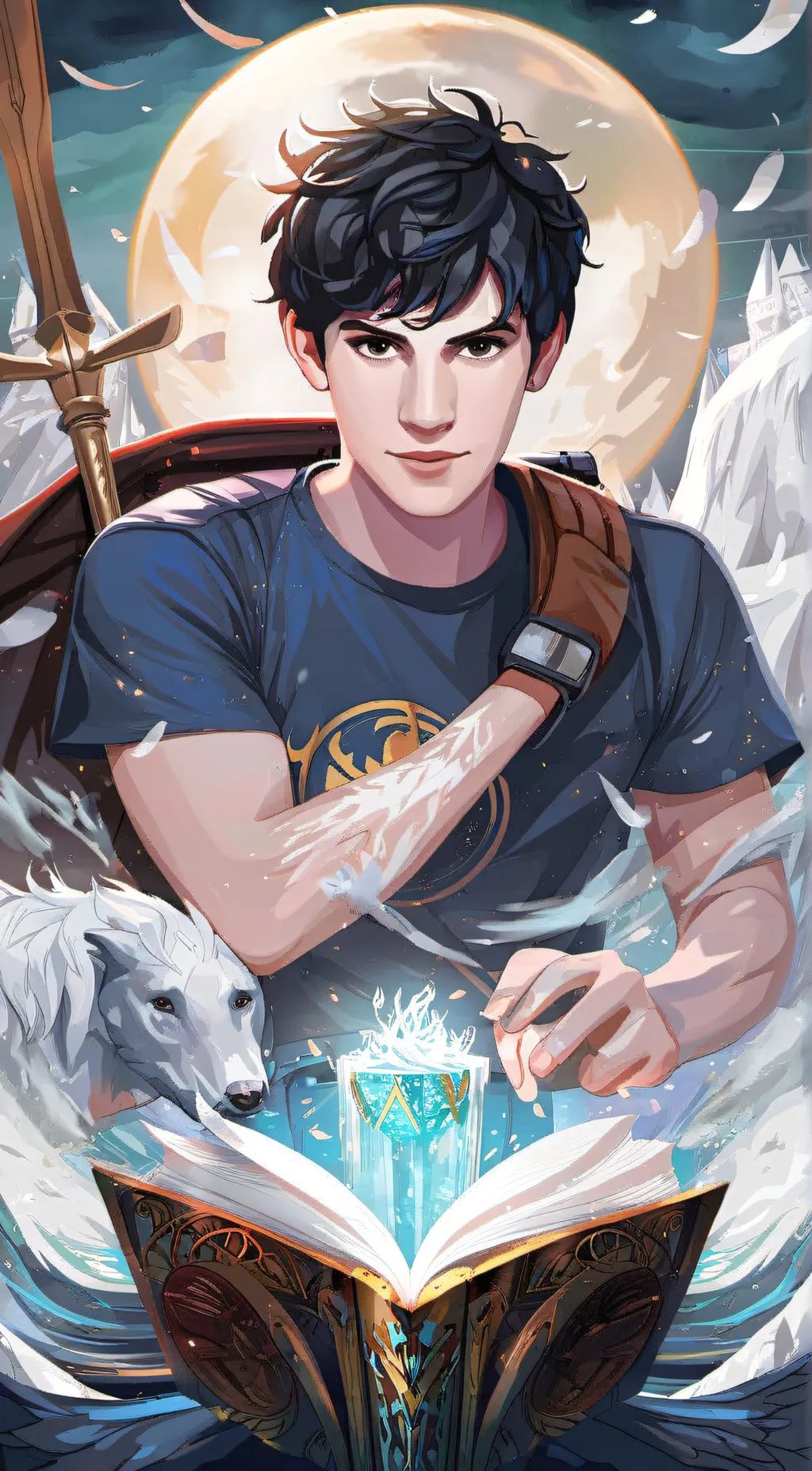 ai character: Percy Jackson  background