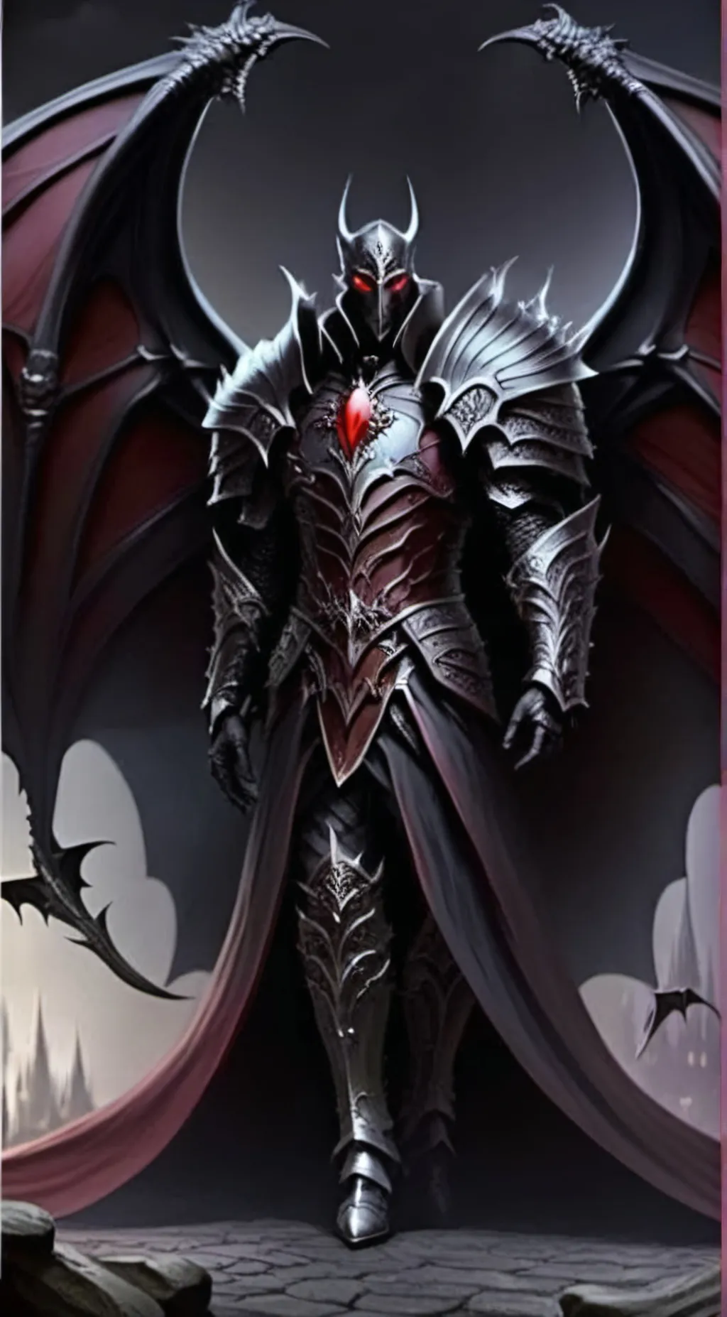 ai character: vald Dracula  background