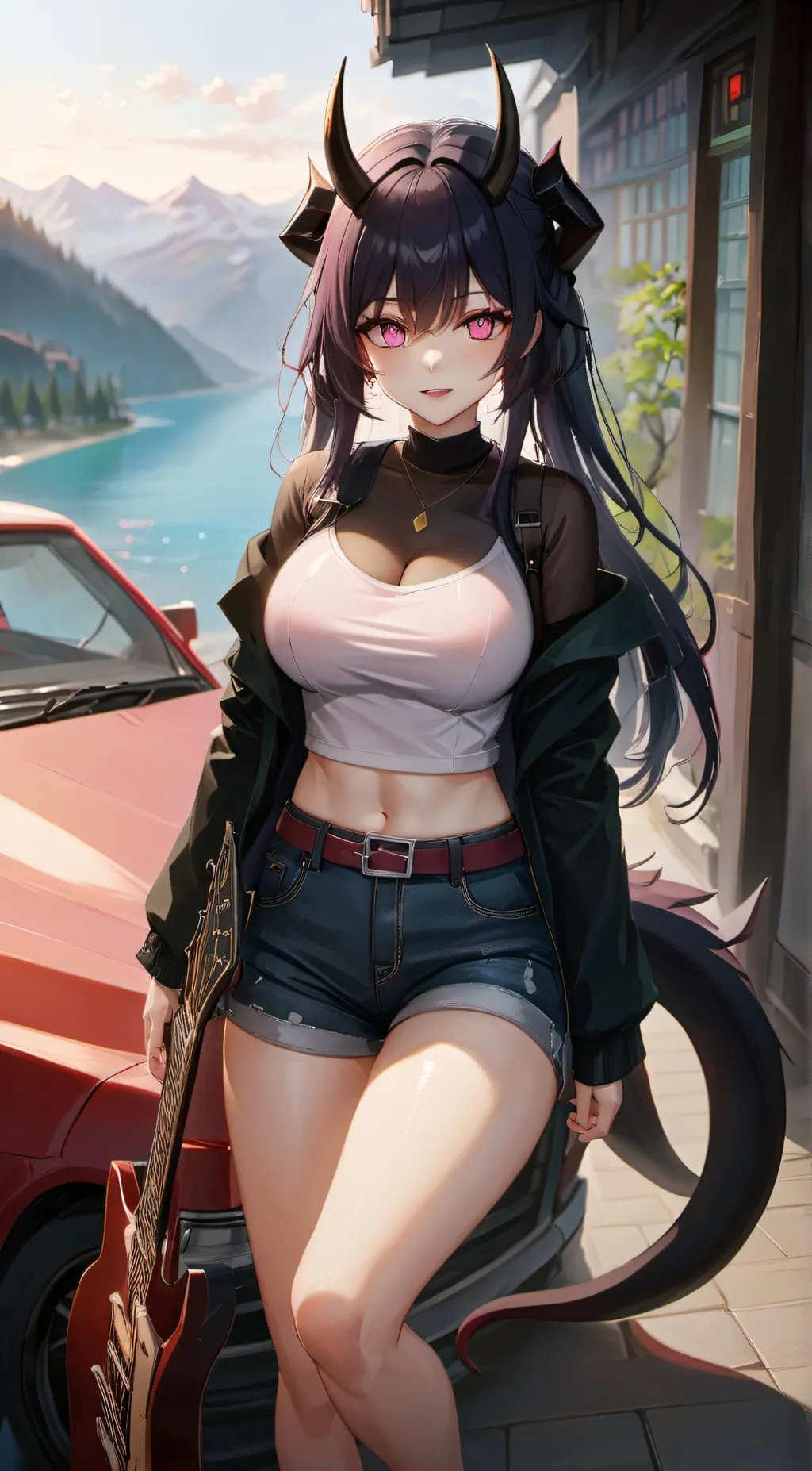 ai character: Rena Rose background