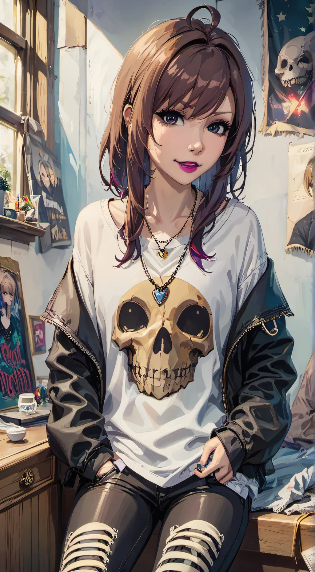 ai character: lauren background